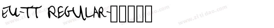 EU-TT Regular字体转换